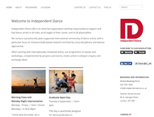 Tablet Screenshot of independentdance.co.uk